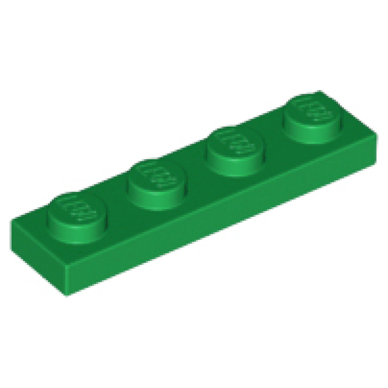 Plaat 1x4 Green